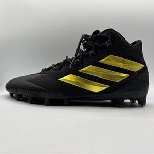 adidas Freak Carbon Mid Football Cleats Mens Size 11 Black/Gold F97425